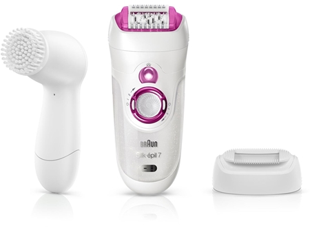 Braun Silk épil 7-539 epilador com escova de limpeza para rosto
