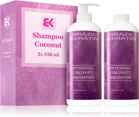 Brazil Keratin Coconut Shampoo conditionnement avantageux (pour cheveux abîmés)