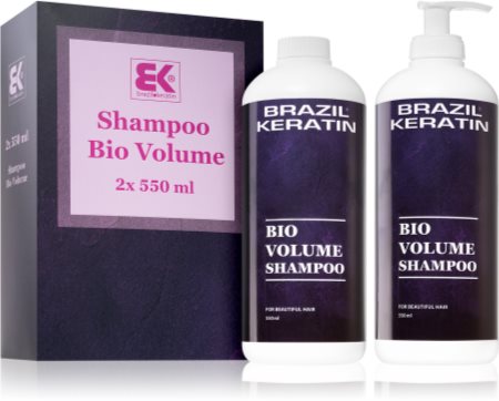 Brazil Keratin Bio Volume Shampoo Ekonomiförpackning (med volymeffekt)