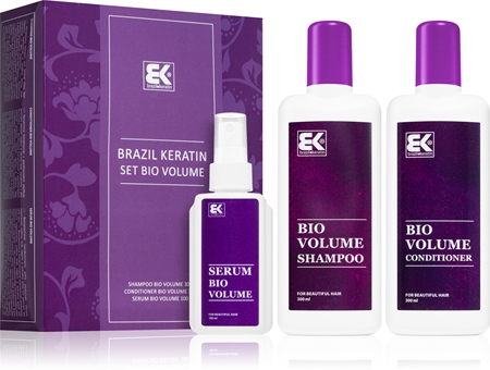 Brazil Keratin Bio Volume coffret para dar volume ao cabelo