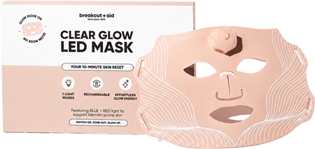 breakout + aid Clear Glow Led Mask LED face mask