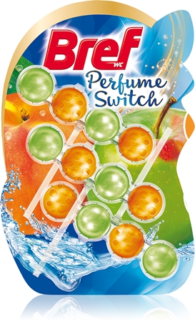 Bref Perfume Switch Peach - Red Apple bloc nettoyant pour les WC