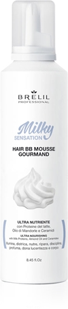Brelil Professional Milky Sensation Hair BB Mousse Mitrinošas putas nepakļāvīgiem matiem
