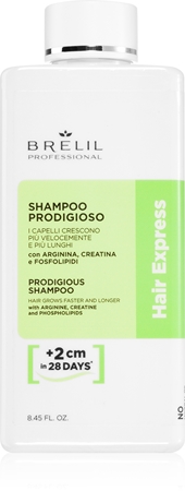 Brelil Professional Hair Express Prodigious Shampoo sampon a haj növekedéséért és megerősítéséért a hajtövektől kezdve