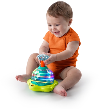 Bright Starts Press & Glow Spinner interaktív játék dallammal