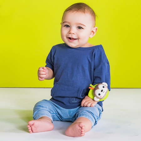 Bright Starts Wrist Pals Toy håndrangle med bidering