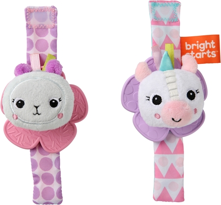 Bright Starts Wrist Pals Toy håndrangle med bidering
