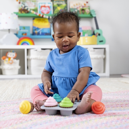 Bright Starts Cupcakes juego de formas encajables