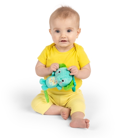 Bright Starts Tug Tunes contrast hanging toy with melody