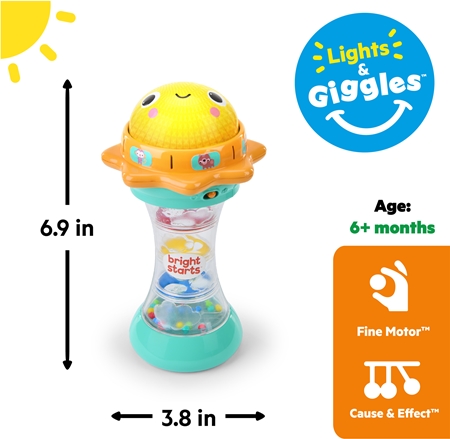 Bright Starts Just for Sun elektronisk rangle med melodi