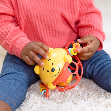 Bright Starts Winnie the Pooh Jingle & Shake Oball rangle