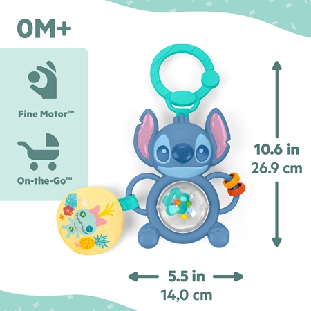 Bright Starts Stitch Tummy Tumble jouet d’activité