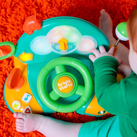 Bright Starts Lights & Colors Driver activity toy with melody