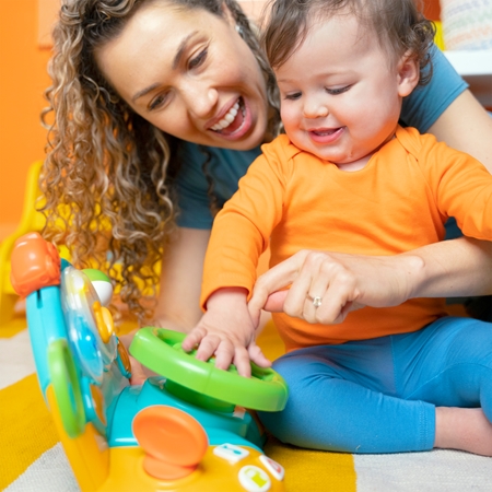 Bright Starts Lights & Colors Driver activity toy with melody