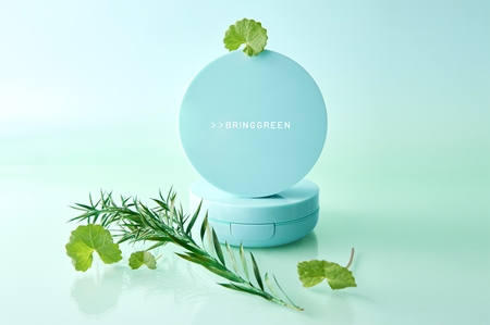 BRINGGREEN Tea Tree Cica Tone Up Sun Cushion fluide léger protecteur avec applicateur
