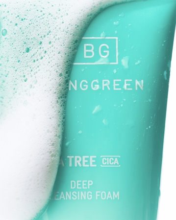 BRINGGREEN Tea Tree Cica Deep Cleansing Foam Deep-Cleansing Mousse with soothing effect