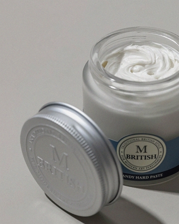 BRITISH M Dandy Hard Paste Styling Paste für Volumen und Form