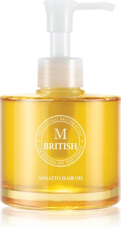 BRITISH M Annatto Hair Oil nährendes Öl für stark geschädigtes Haar