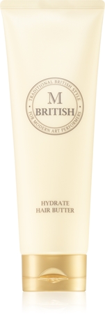 BRITISH M Hydrate Hair Butter Intensiv-Haarmaske mit Bambus Butter