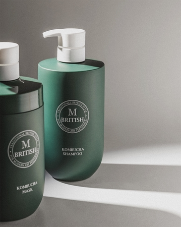 BRITISH M Kombucha shampoo rigenerante intenso per capelli e cuoi capelluti stanchi