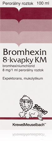 Bromhexin Bromhexin KM 8mg kvapky