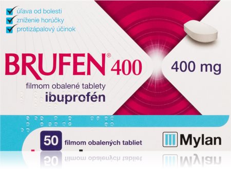 Brufen Brufen 400mg filmom obalené tablety na zníženie horúčky a tlmenie bolesti