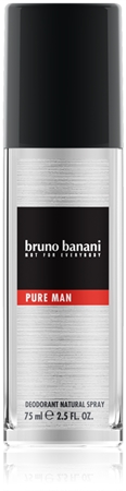 Bruno Banani Pure Man deodorant s rozprašovačem pro muže
