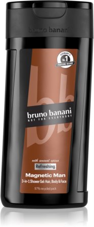 Bruno Banani Magnetic Man parfumirani gel za tuširanje 3 u 1
