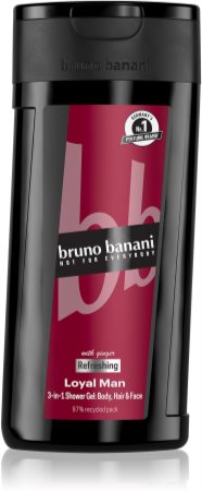 Bruno Banani Loyal Man gel de ducha refrescante 3 en 1