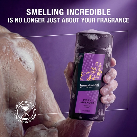 Bruno Banani Fiery Lavender Värskendav dušigeel kolm-ühes