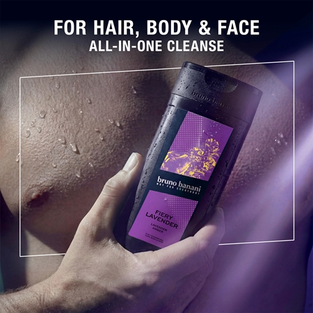 Bruno Banani Fiery Lavender Värskendav dušigeel kolm-ühes
