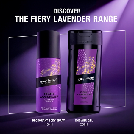 Bruno Banani Fiery Lavender Värskendav dušigeel kolm-ühes