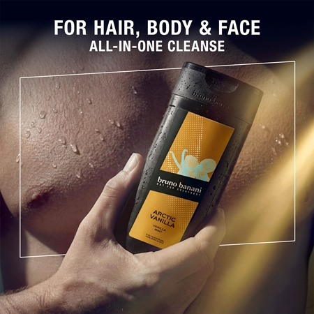 Bruno Banani Arctic Vanilla Värskendav dušigeel kolm-ühes