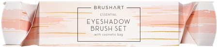 BrushArt Professional Essential eyeshadow brush set with cosmetic bag sada štětců s taštičkou