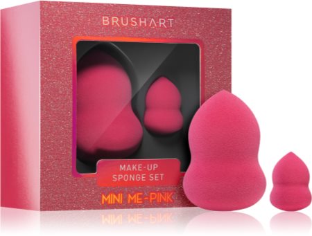 BrushArt Make-up Sponge Set Mini me - Pink houbička na make-up MINI ME - PINK