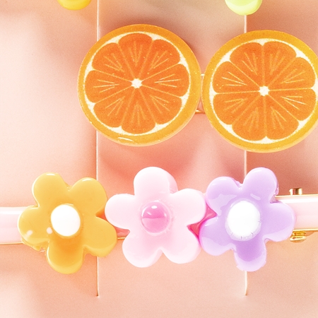 BrushArt KIDS Fruits sponky do vlasů