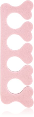 BrushArt Berry Foam toe separator & Nail file set sada na pedikúru Pink