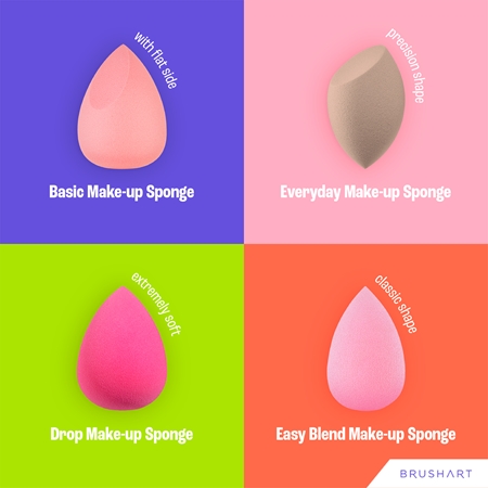 BrushArt Make-up Sponge Basic Präzisionsschwämmchen für Make up