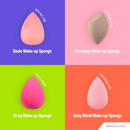 BrushArt Make-up Sponge Drop csepp alakú sminkszivacs