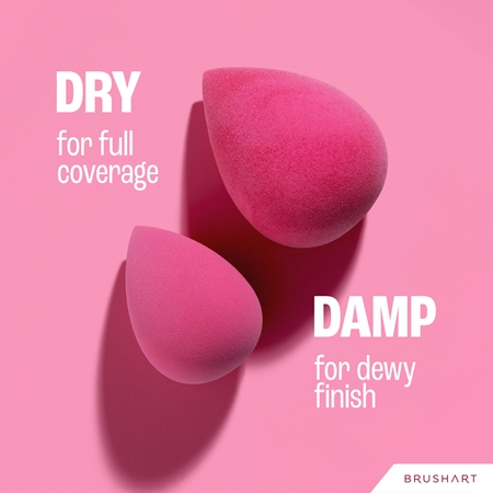 BrushArt Make-up Sponge Drop csepp alakú sminkszivacs