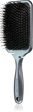BrushArt Hair Boar bristle paddle hairbrush Haarbürste mit Wildschweinborsten