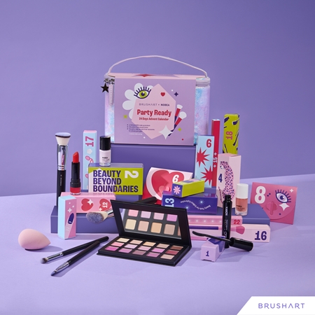 BrushArt x NOBEA Party Ready 24 Days Advent Calendar ádventi naptár
