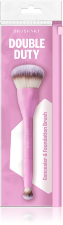 BrushArt Double Duty Concealer & Foundation brush Foundation And Concealer Brush double-ended