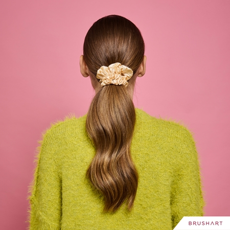 BrushArt Gift for You Slim & Midi satin scrunchie set Hair Elastics