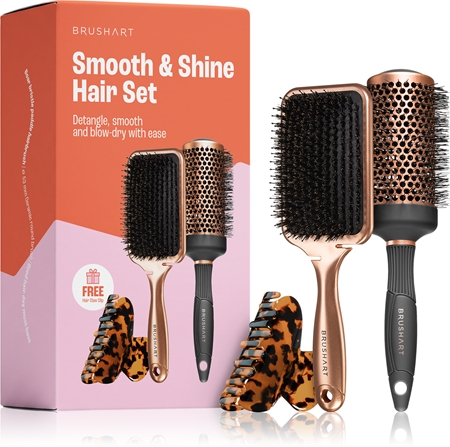 BrushArt Hair Smooth & Shine Hair Set Geschenkset für das Haar