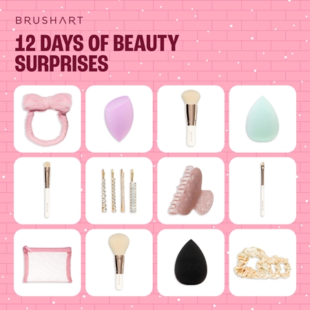 BrushArt 12 Days of Beauty Surprises Advent Calendar kalendarz adwentowy