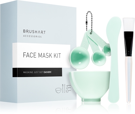 BrushArt Accessories Face mask kit odos priežiūros priemonių rinkinys minty