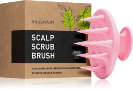 BrushArt Home Salon Scalp scrub brush οδηγίες για μασάζ για τα μαλλιά