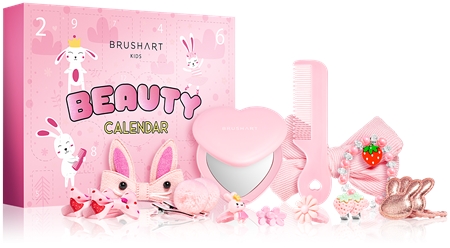 BrushArt KIDS Beauty Calendar Adventskalender Pink (für Kinder)