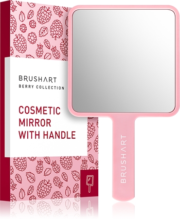 BrushArt Berry Cosmetic mirror with handle specchietto cosmetico